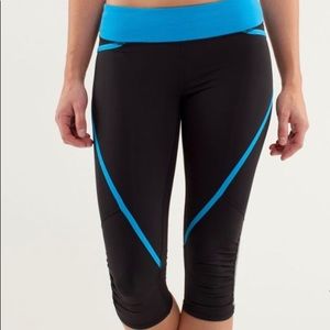 Lululemon Run Pace Crop Reflective